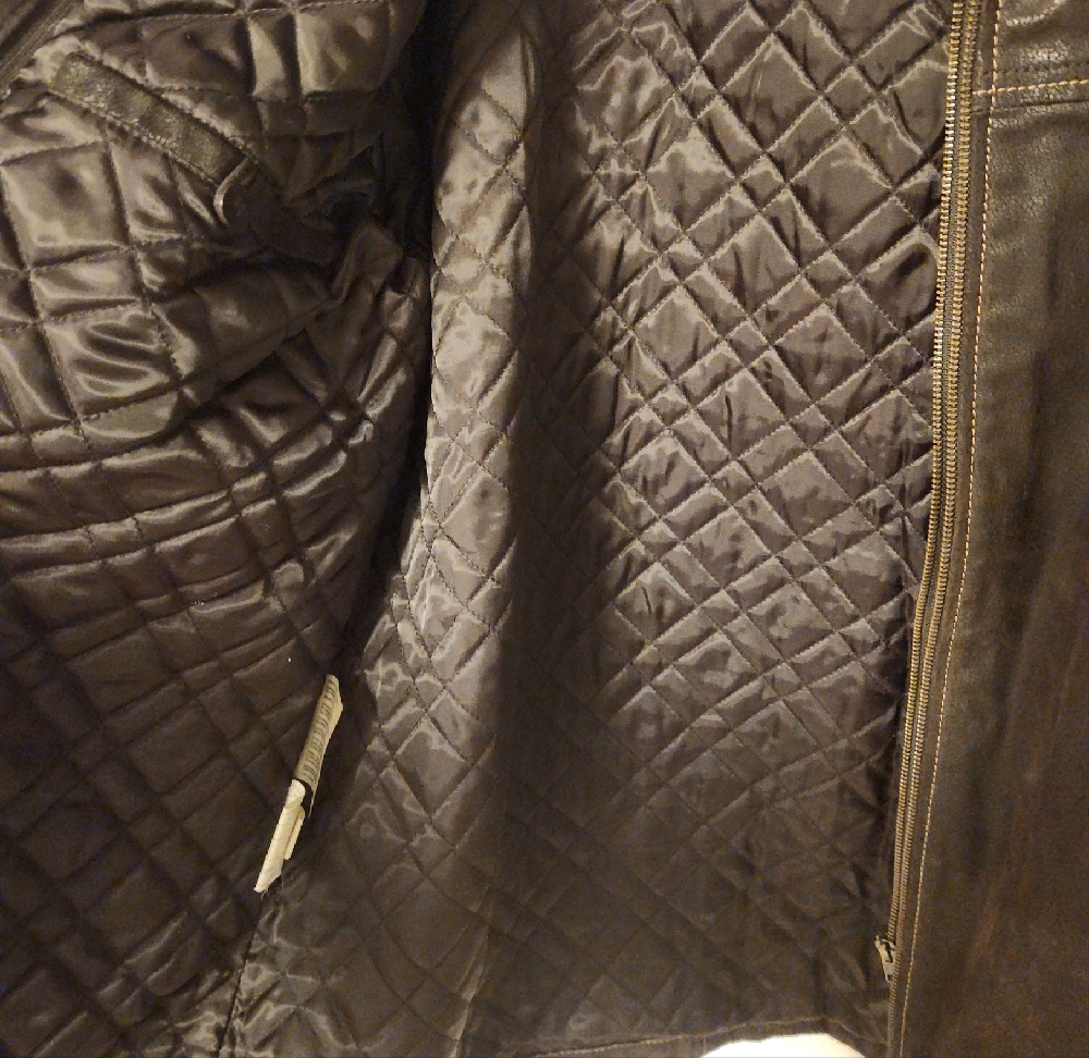 Danier Dark Brown Leather Suede Jacket - Picture 7 of 7